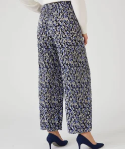 Pantalon 7/8ème maille plissée