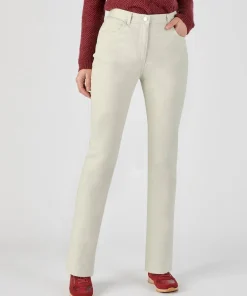 Pantalon stretch en toile, 3 statures.