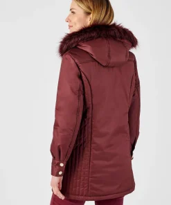 Parka Thermolactyl à piqûres fantaisie