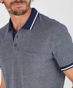 Polo manches courtes en maille piquée