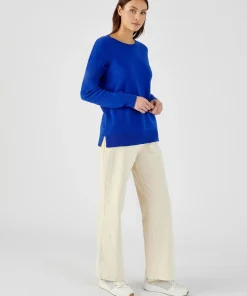 Pull col rond pur cachemire