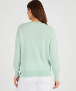 Pull col rond pur cachemire