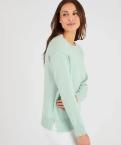 Pull col rond pur cachemire