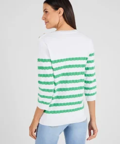 Pull marinière rayures fantaisie