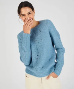 Pull mélange laine et alpaga