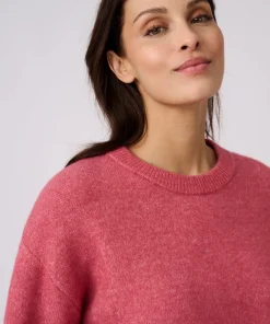 Pull mélange laine et alpaga manches larges