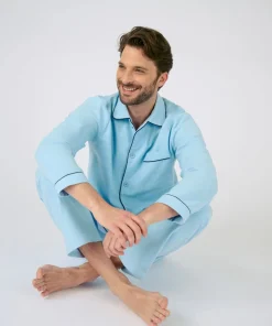 Pyjama flanelle grattée pur coton