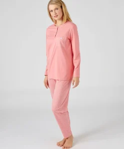 Pyjama maille jersey coton peigné