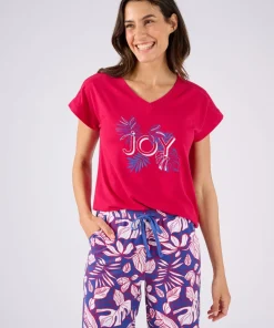 Pyjama 7/8ème Climatyl en maille jersey