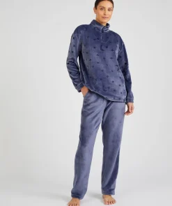 Pyjama Thermolactyl en maille reliéfée