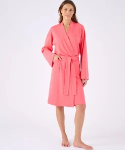 Robe de chambre en maille nid d'abeille