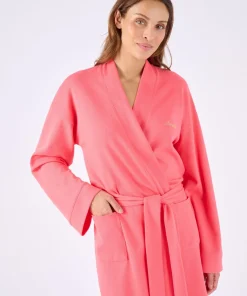 Robe de chambre en maille nid d'abeille