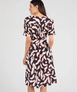 Robe fluide crépon