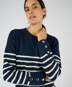 Robe-pull esprit marinière Thermolactyl