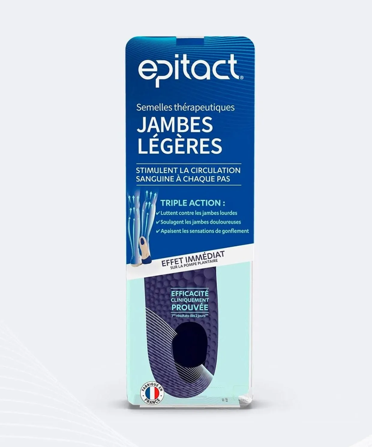 Semelles thérapeutiques jambes légères Epitact®.