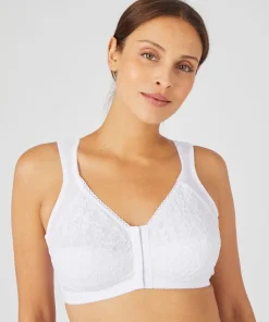 Soutien-gorge dos droit sans armatures ouvert devant