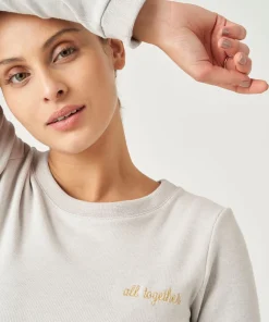 Sweat-shirt femme molleton gratté Thermolactyl Sensitive