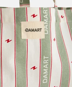 Tote bag rayé Damart