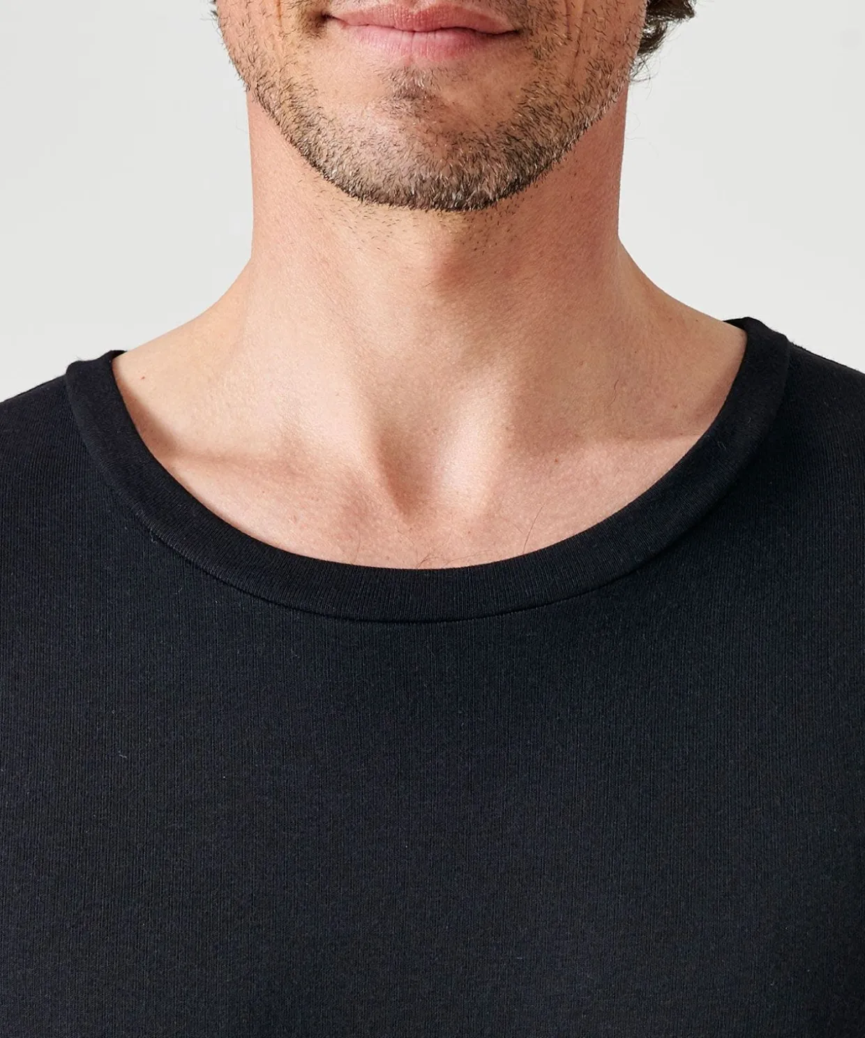T-shirt col rond manches longues fine côte Thermolactyl Sensitive