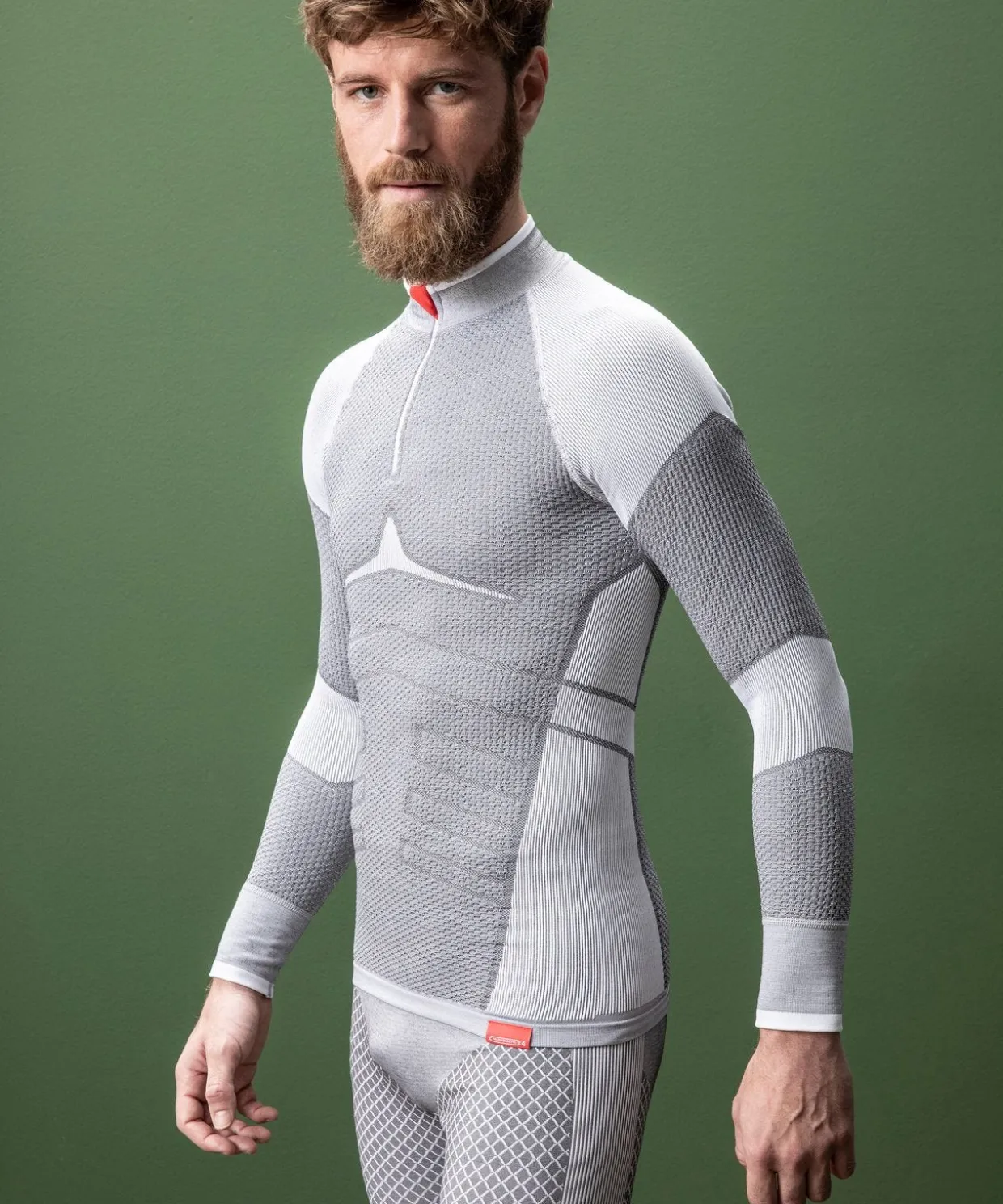 T-shirt col zippé Energy Thermolactyl 4 homme