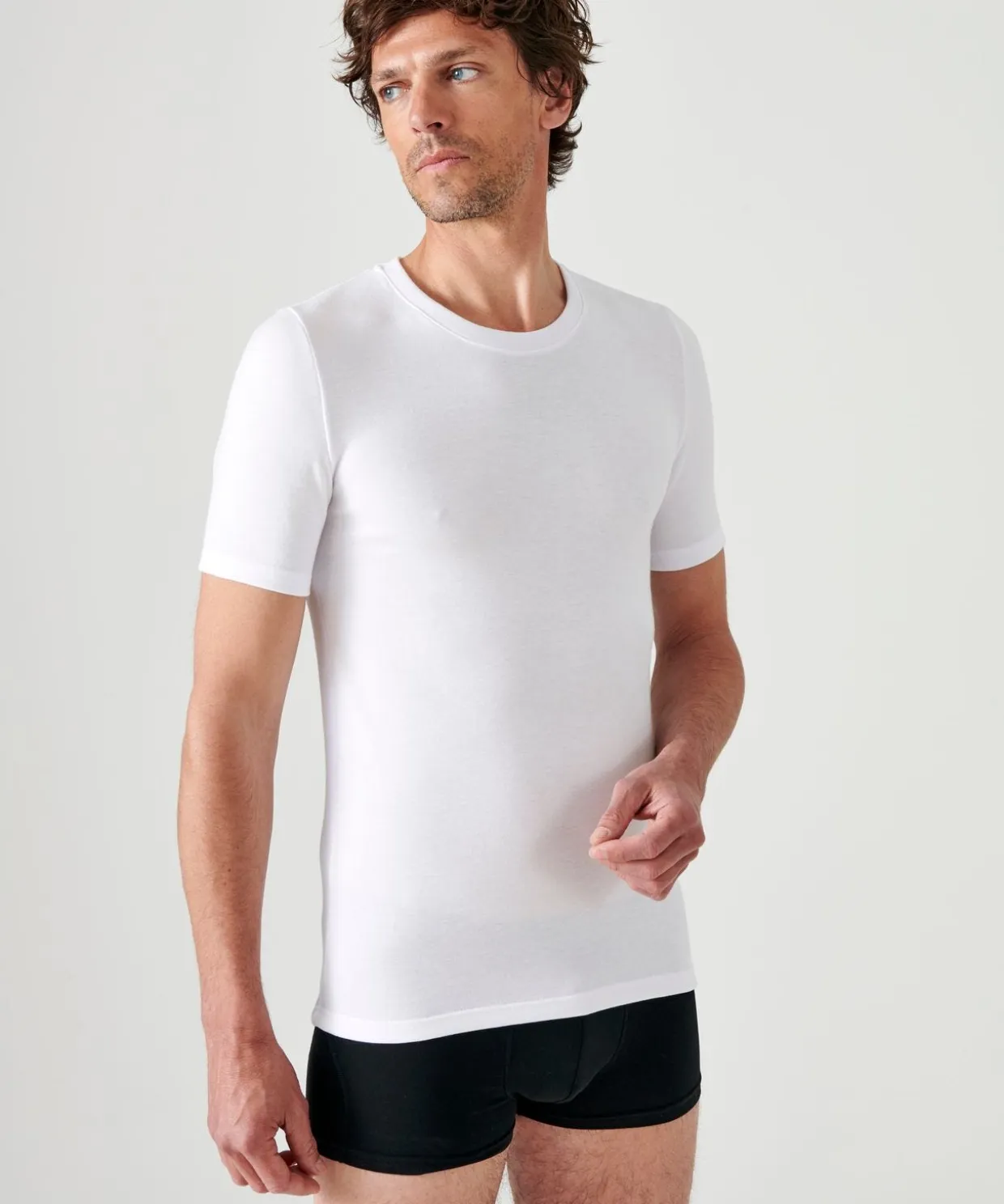 T-shirt double face col rond Thermolactyl