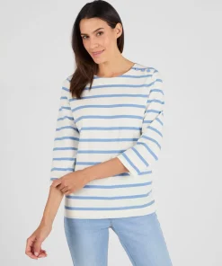 T-shirt rayé pur coton