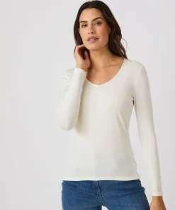T-shirt Thermolactyl Sensitive manches longue col V