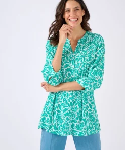 Tunique créponnée pure viscose