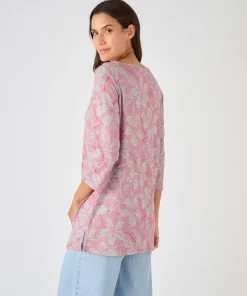 Tunique maille chaude imprimée
