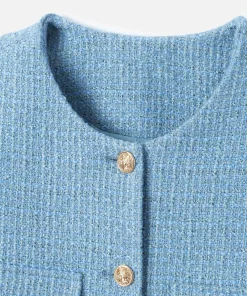 Veste effet tweed