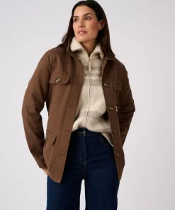 Veste-saharienne mélange Lyocell